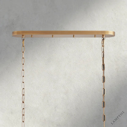 Ghiaccio Oval Chandelier 54", 65"