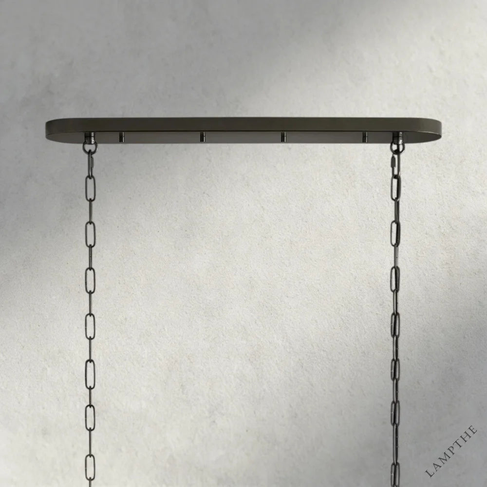 Ghiaccio Oval Chandelier 54", 65"