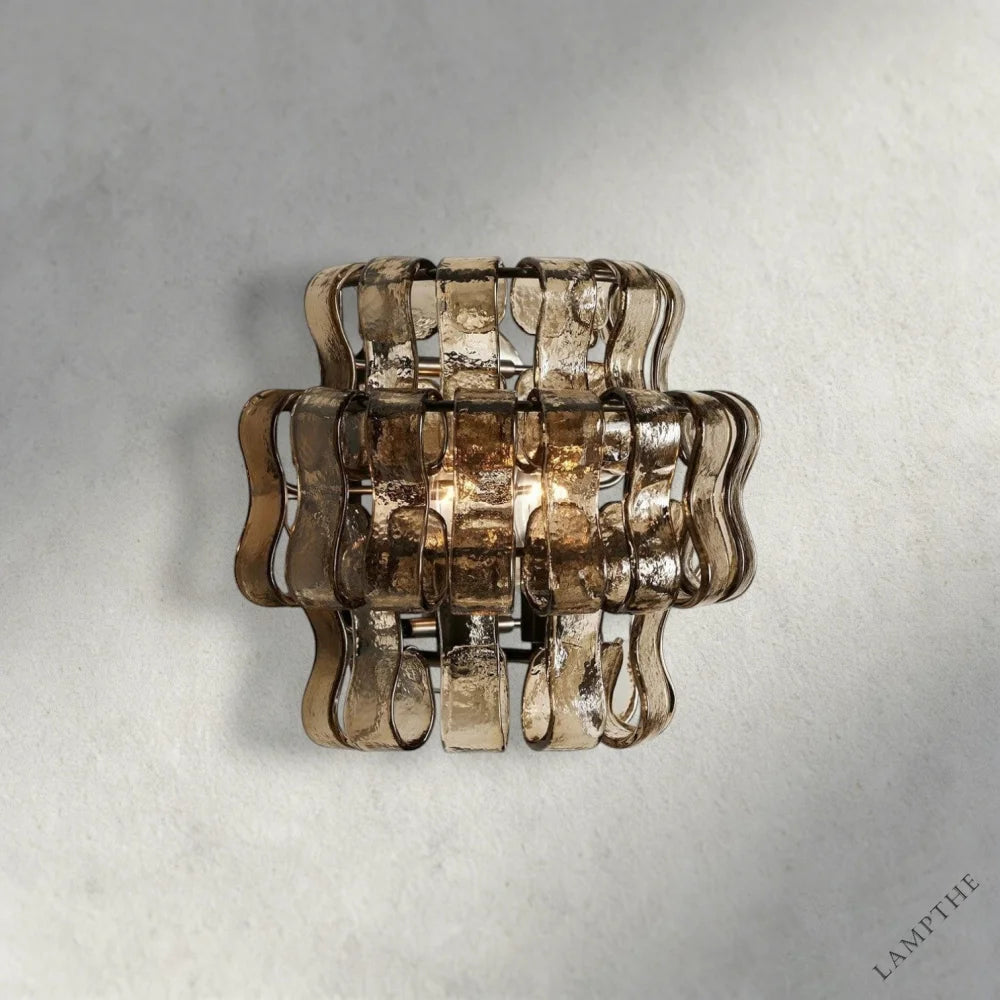 Bronze / Smoke Ghiaccio Sconce