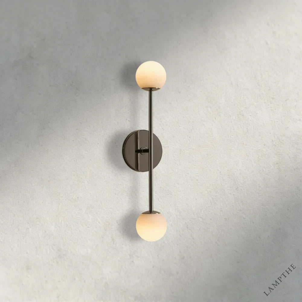 Nickle Girouette Double Sconce
