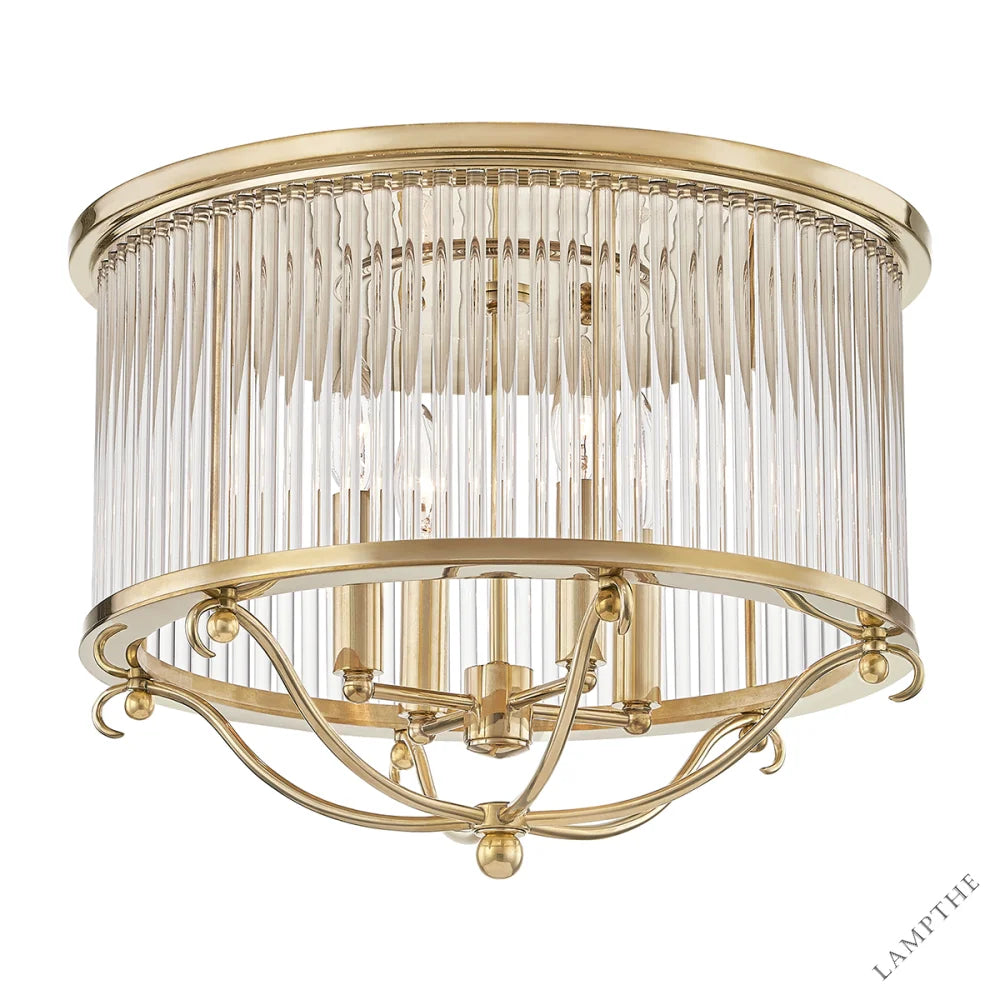 Glass Semi Flush