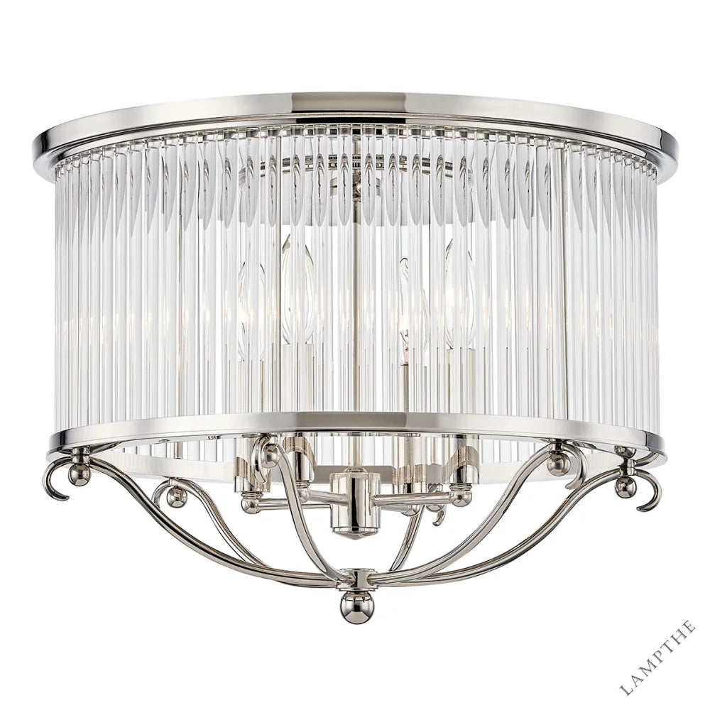 Glass Semi Flush