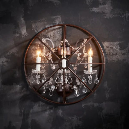 Gyro Crystal Sconce