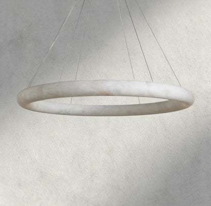 48" Halima Halo Alabaster Chandelier