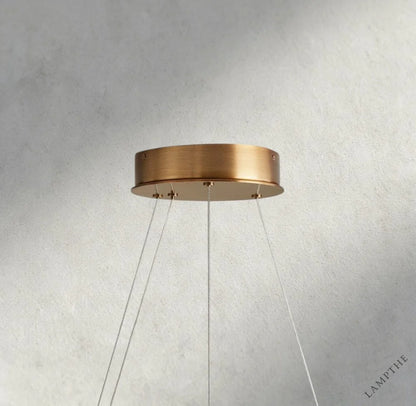 Halima Halo Alabaster Chandelier
