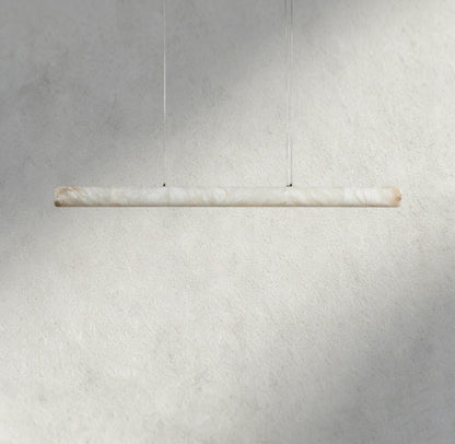64" Halima Linear Alabaster Chandelier