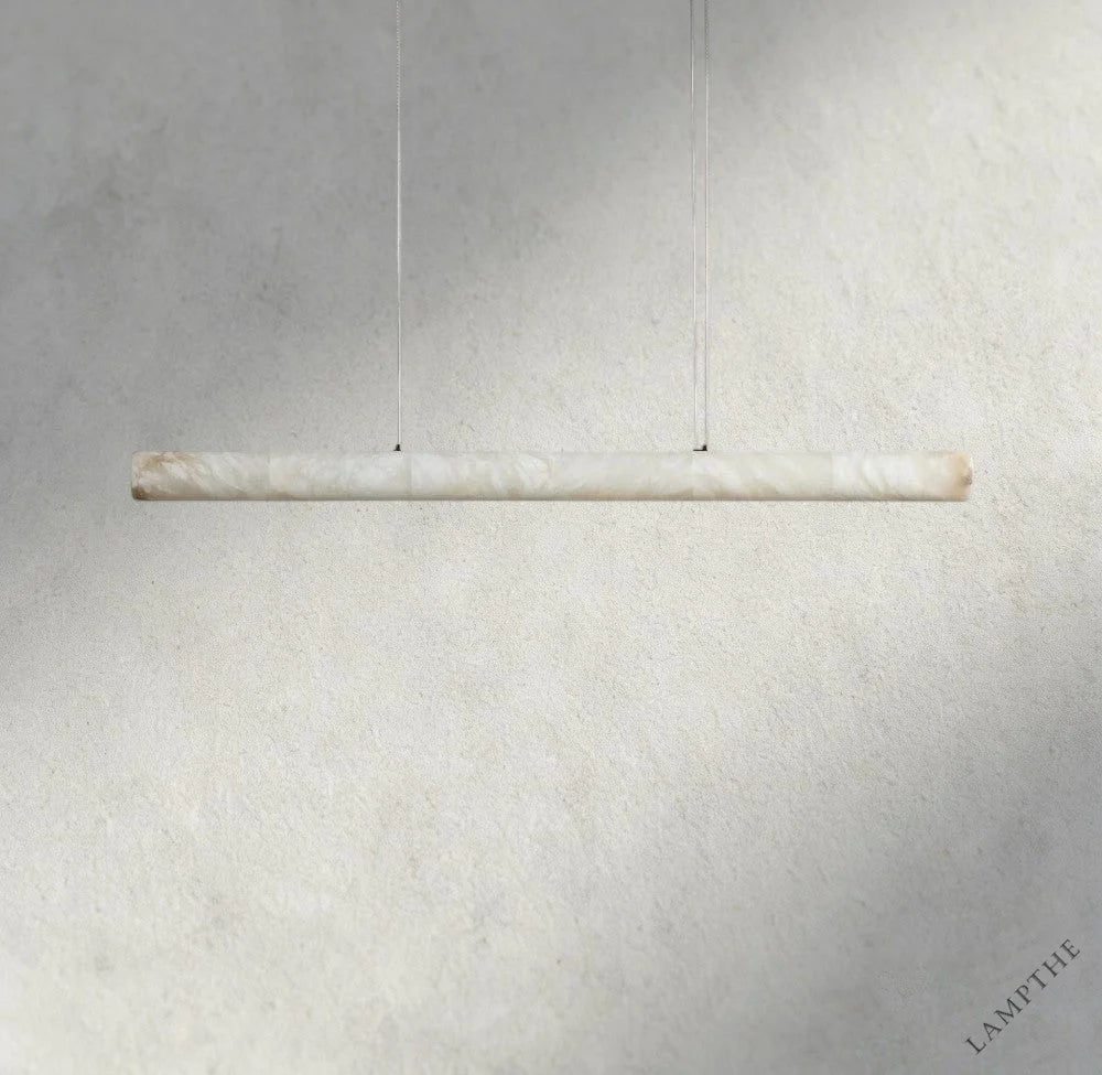 64" Halima Linear Alabaster Chandelier