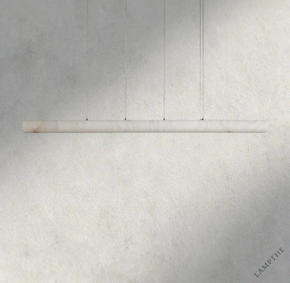 74" Halima Linear Alabaster Chandelier