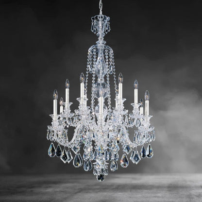 Silver Hamilton Chandelier 30"