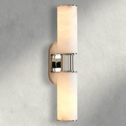 Nickle Harlin Double Sconce in Alabaster