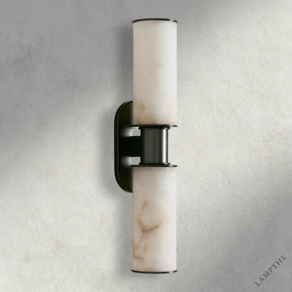 Harlin Double Sconce in Alabaster