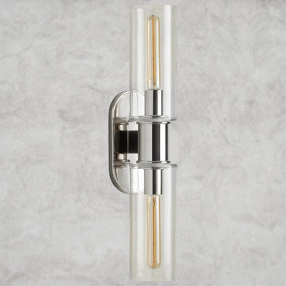 Harlin Double Sconce in Clear