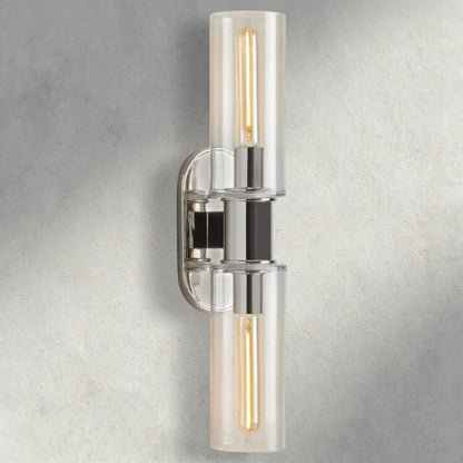 Harlin Double Sconce in Clear