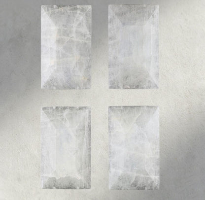 Harlow Calcite Triple Sconce