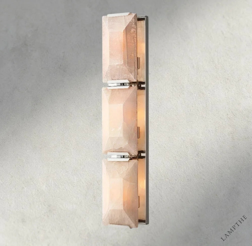 Nickle Harlow Calcite Triple Sconce