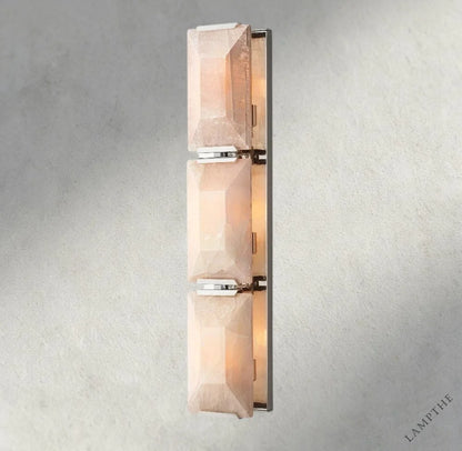 Nickle Harlow Calcite Triple Sconce