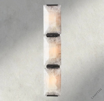 Harlow Calcite Triple Sconce