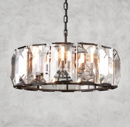31" / Bronze Harlow Crystal Round Chandelier 19", 31", 43", 60"