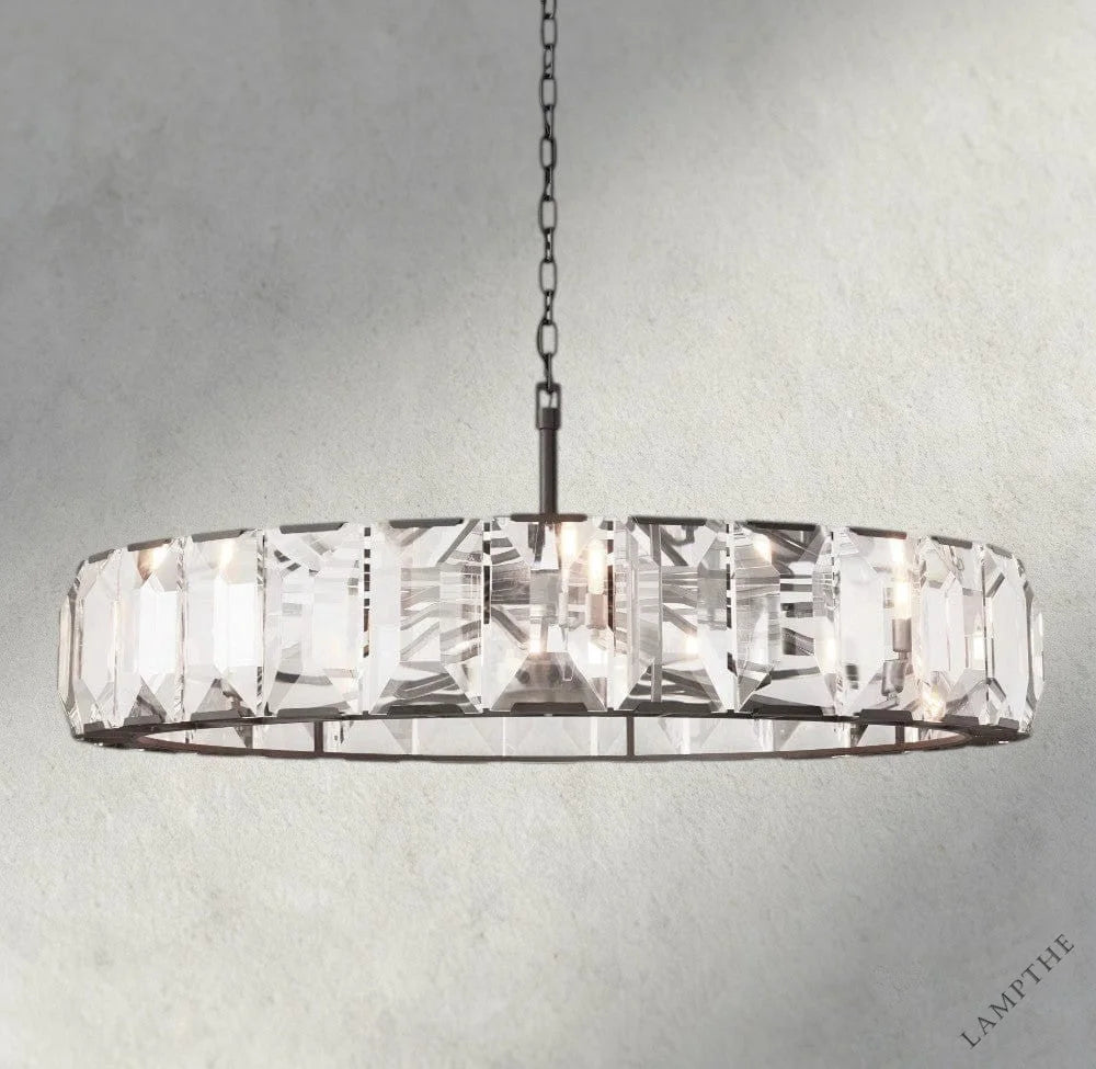 60" / Bronze Harlow Crystal Round Chandelier 19", 31", 43", 60"