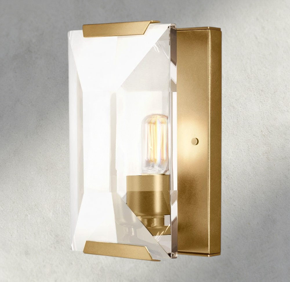 Brass Harlow Crystal Sconce