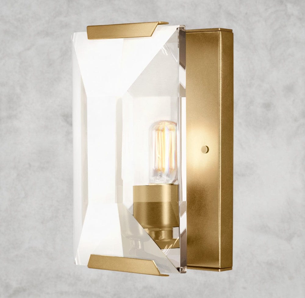 Brass Harlow Crystal Sconce