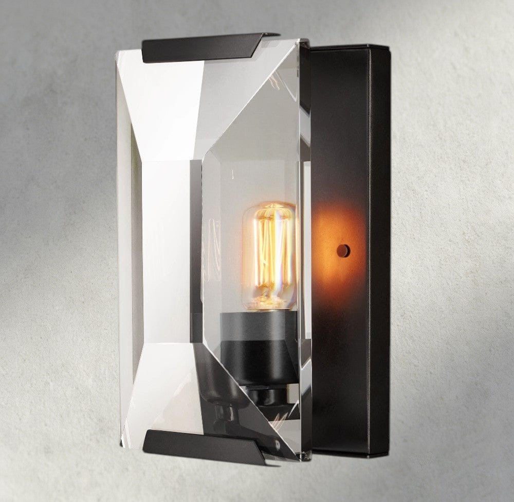 Bronze Harlow Crystal Sconce