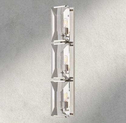 Nickle Harlow Crystal Triple Sconce