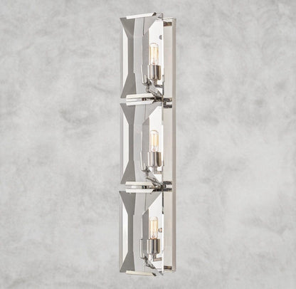 Nickle Harlow Crystal Triple Sconce