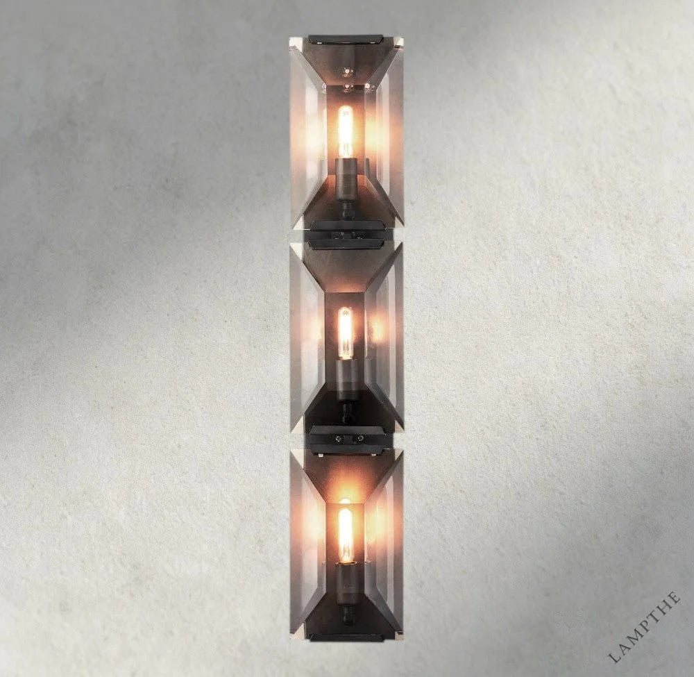 Harlow Crystal Triple Sconce