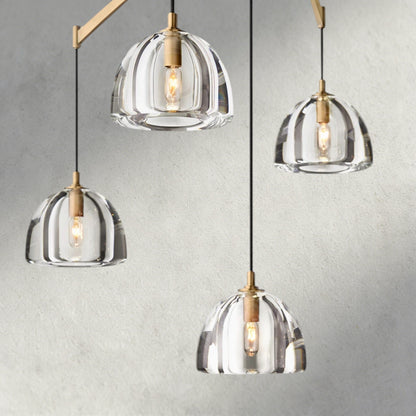 Hemisphere Linear Chandelier 54", 72"
