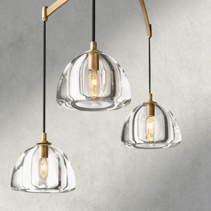 Hemisphere Linear Chandelier 54", 72"