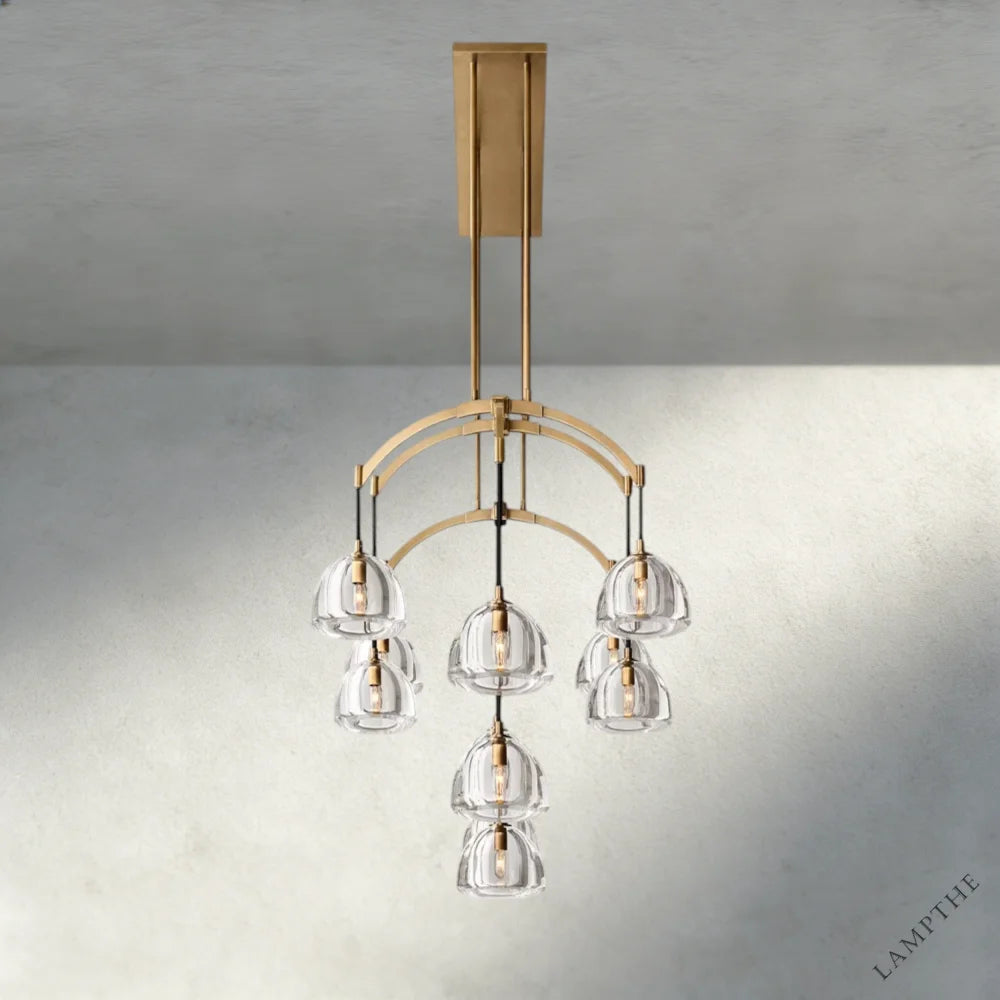 Hemisphere Linear Chandelier 54", 72"