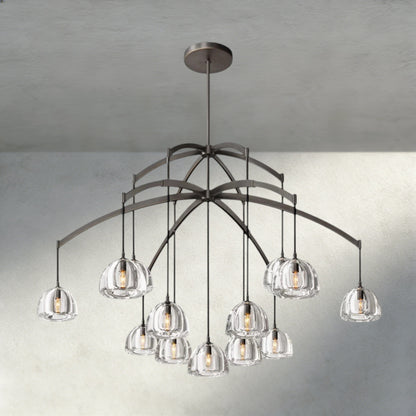 60" / Bronze Hemisphere Round Chandelier 36", 48", 60"