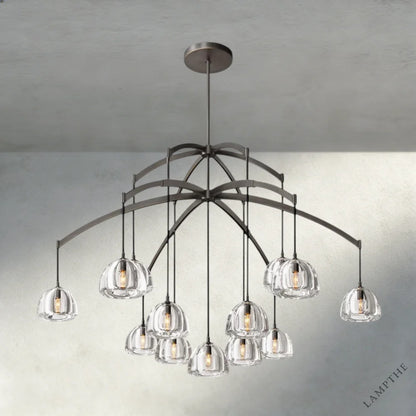 60" / Bronze Hemisphere Round Chandelier 36", 48", 60"