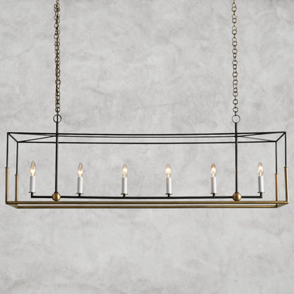 55" Holt Linear Chandelier 43", 55"