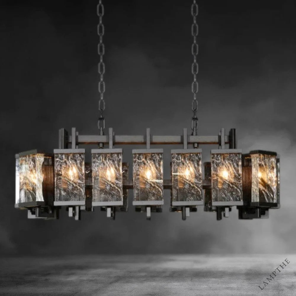 113cm/44.5" Ice Rectangular Pendant