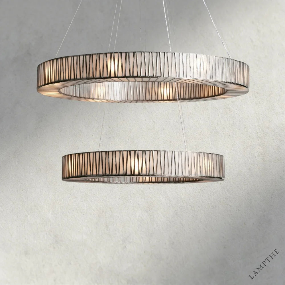 Jeunet 2-Tier Round Chandelier