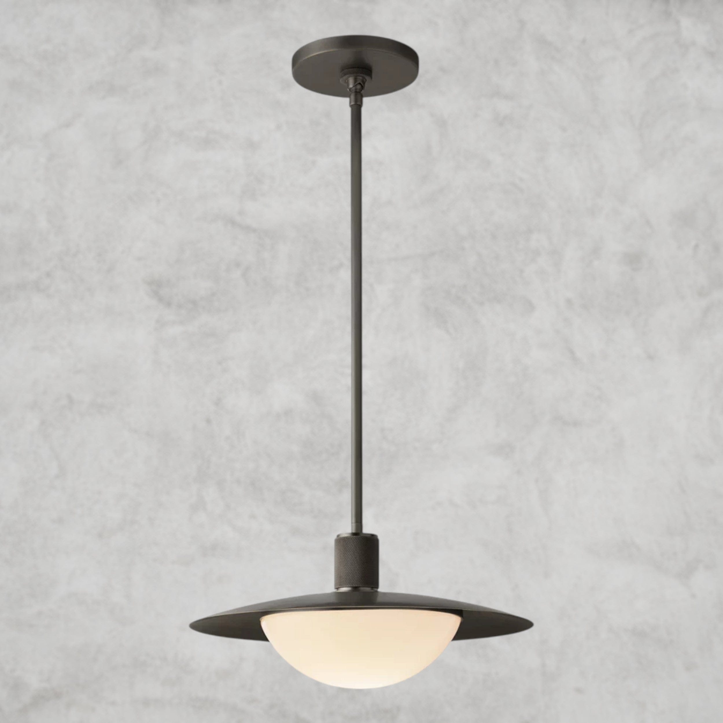 14" / Bronze Kennan Round Pendant 14", 18"