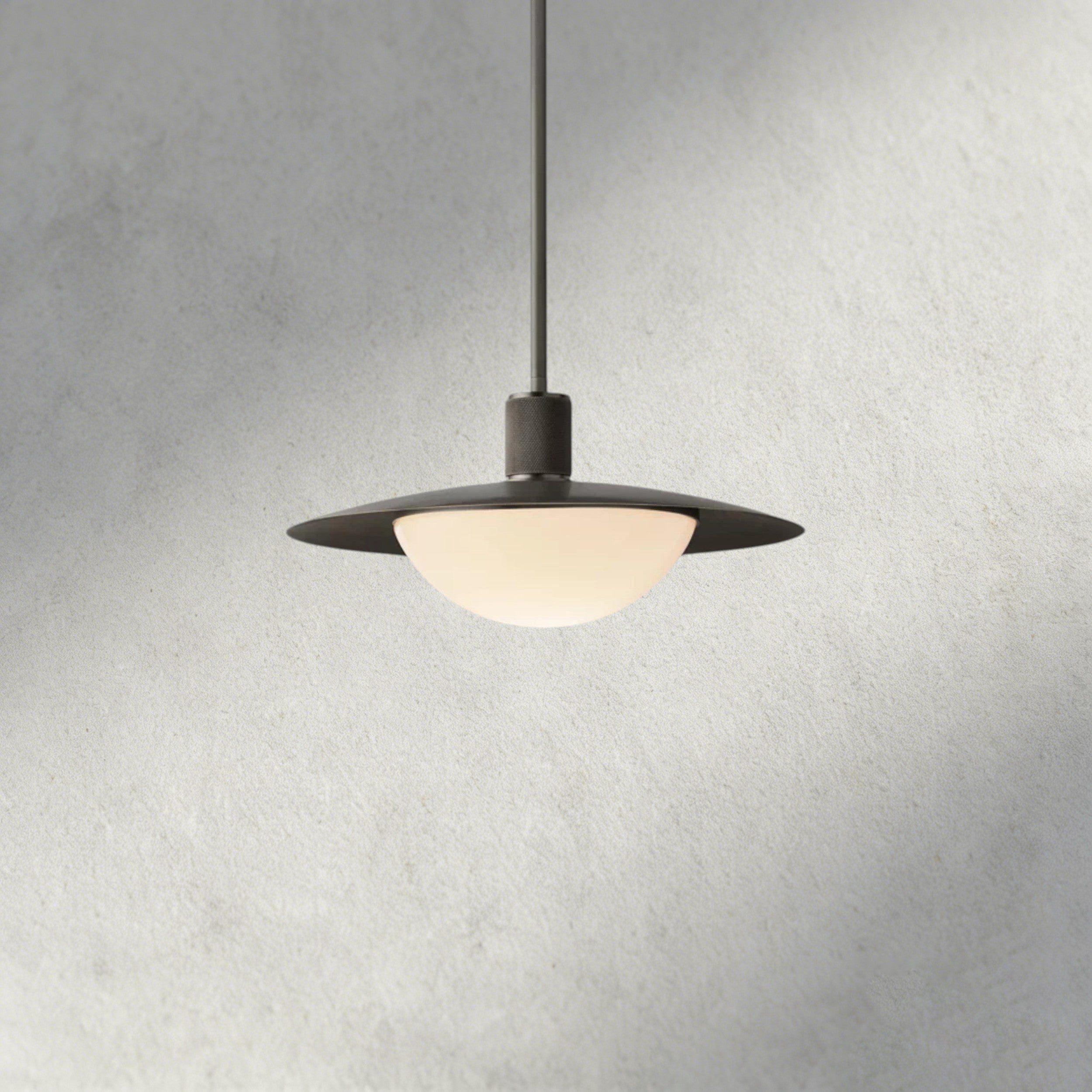 14" / Bronze Kennan Round Pendant 14", 18"