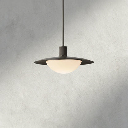 14" / Bronze Kennan Round Pendant 14", 18"
