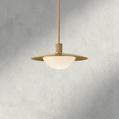 14" / Brass Kennan Round Pendant 14", 18"