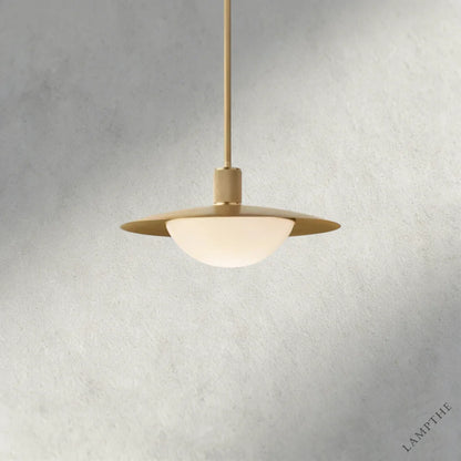 14" / Brass Kennan Round Pendant 14", 18"