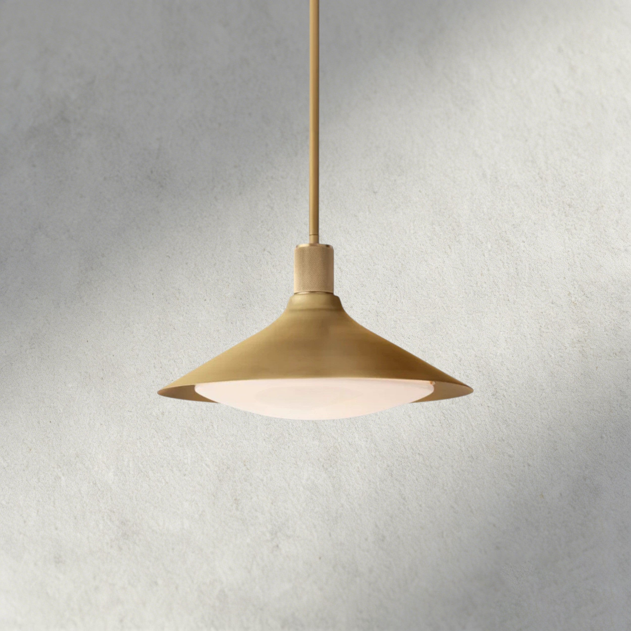 14" / Brass Kennan Tapered Pendant 14", 18"