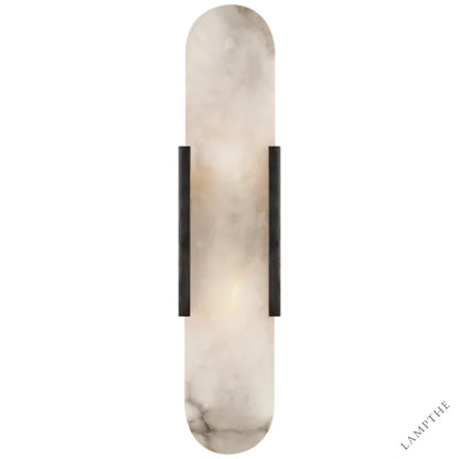 Kevin Koltin Melange Elongated Alabaster Wall Sconce Kevinstudiolives Black H 20''
