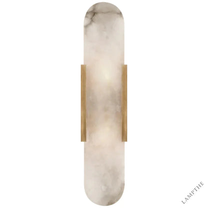 Kevin Koltin Melange Elongated Alabaster Wall Sconce Kevinstudiolives Brass H 20''