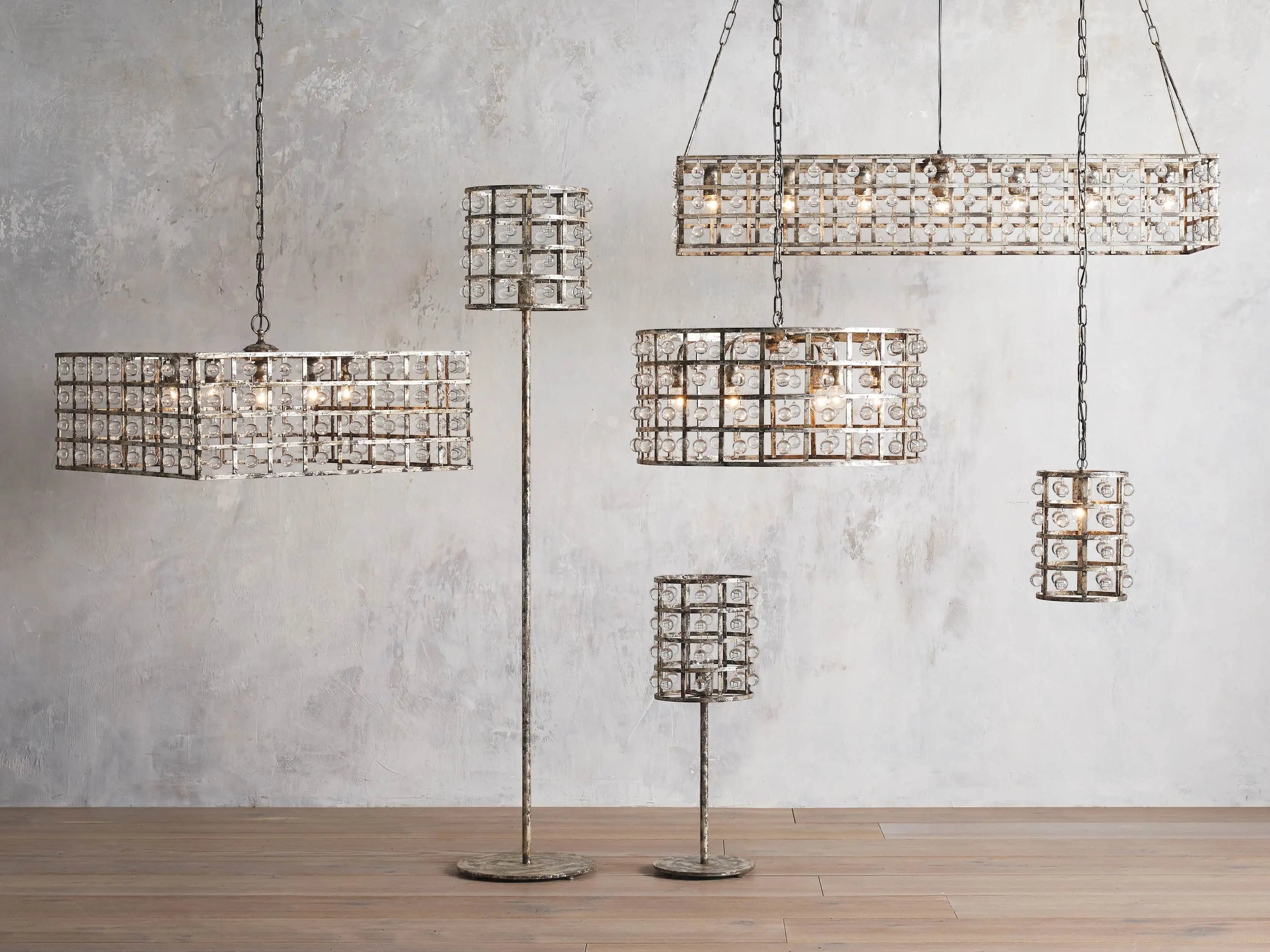 La Cage 41" Rectangular Chandelier