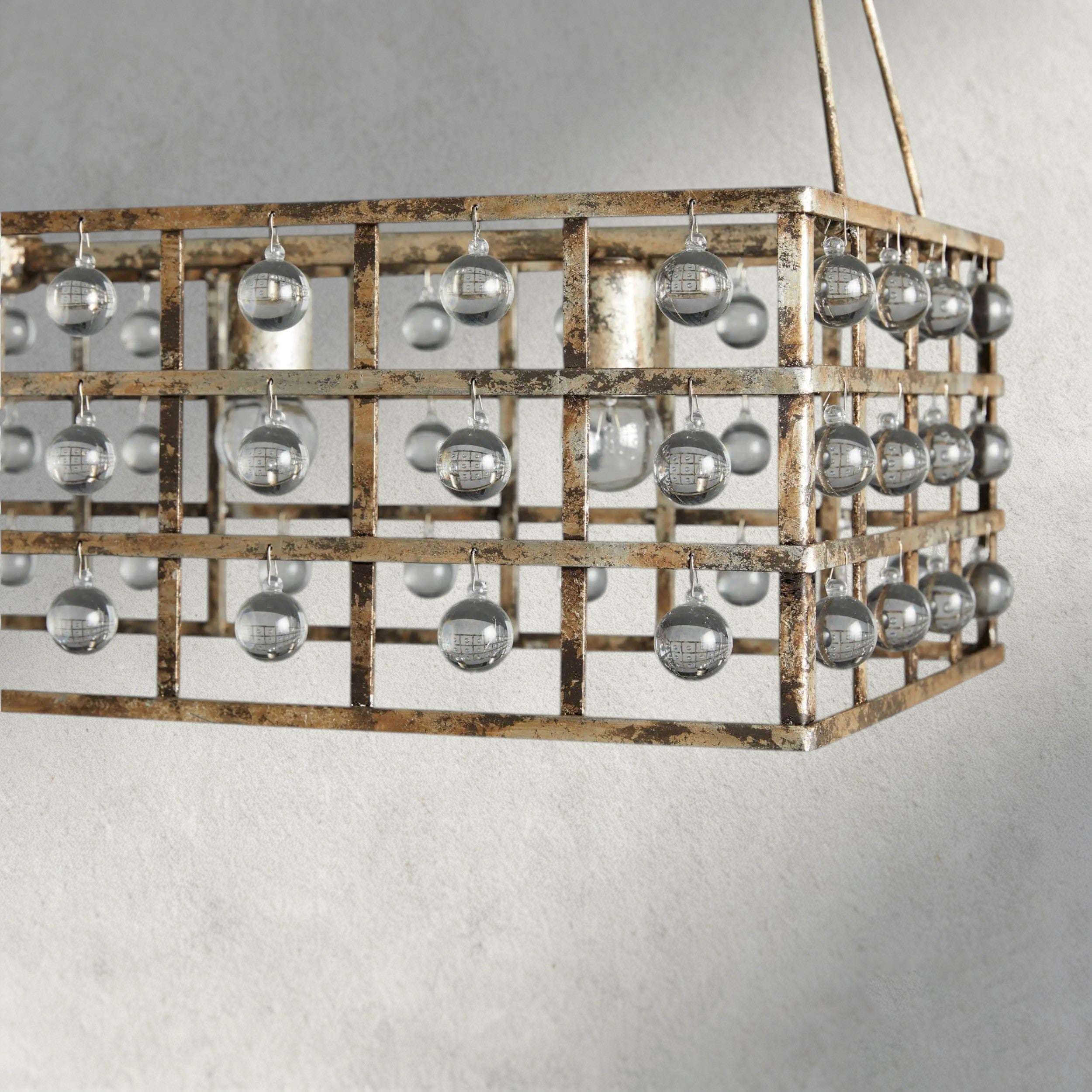 La Cage 41" Rectangular Chandelier