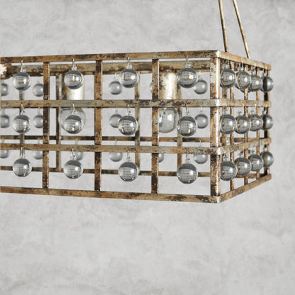 La Cage 41" Rectangular Chandelier