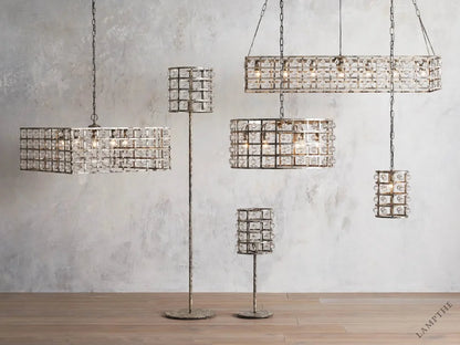 La Cage 41" Rectangular Chandelier