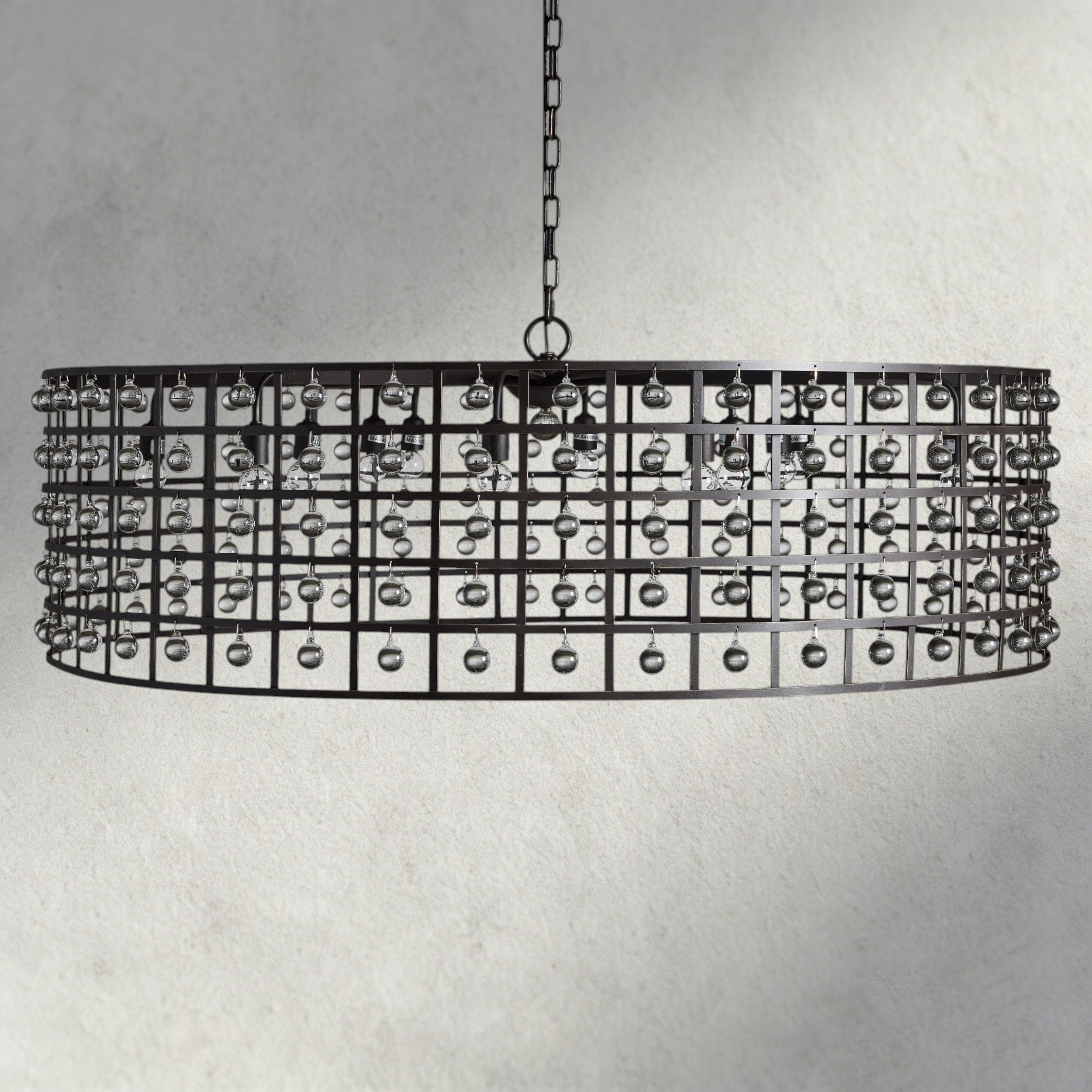 La Cage Round Chandelier 6", 8", 12"